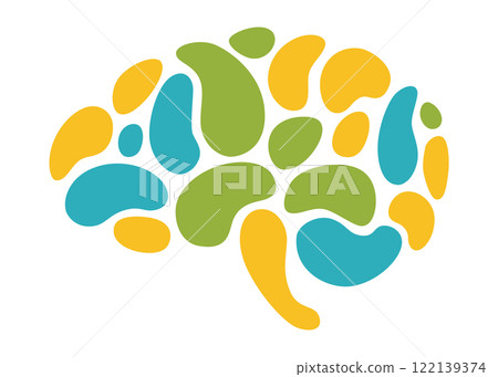Human brain icon. Creation and idea concept element. Science innovation, machine learning, ai or new technology development. Human brain health startup 122139374