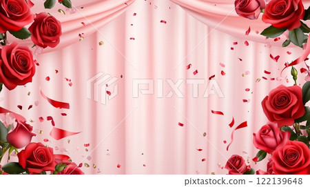 情人節主題與複製空間 情人節主題與複製空間 122139648