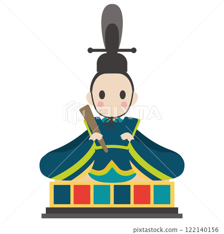 Hina doll_male doll vector illustration Hina doll_male doll vector illustration 122140156