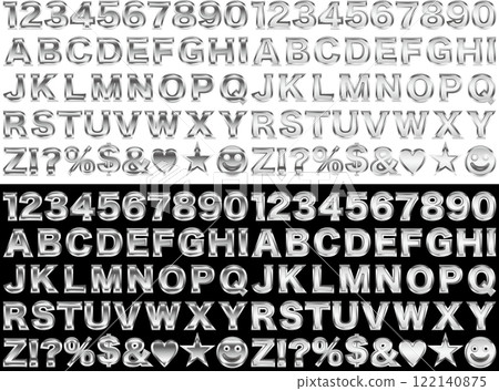 字母邊框2銀2銀 122140875