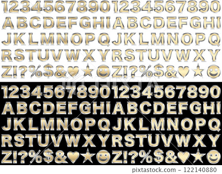 Letter border 2 silver, 7 platinum 122140880