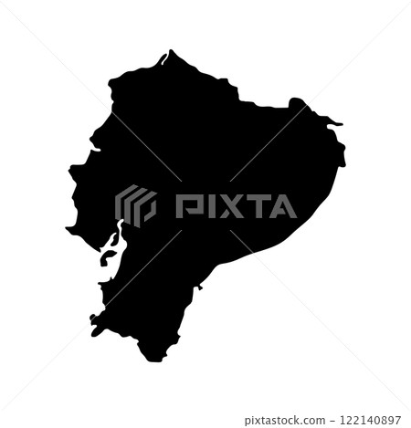 Ecuador Map Icon 122140897