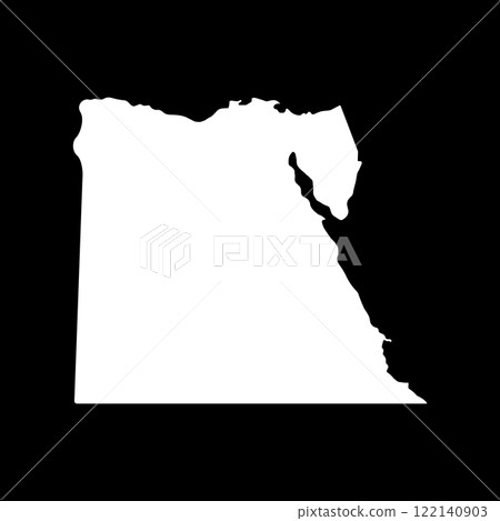 Egypt Map Icon 122140903