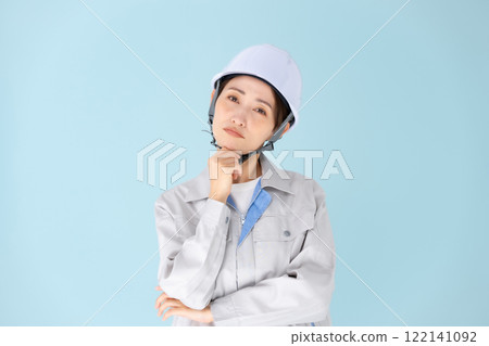 女性工作服頭盔煩惱 122141092