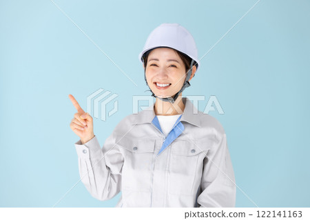 女工作服頭盔指點 122141163