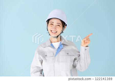 女工作服頭盔指點 122141169