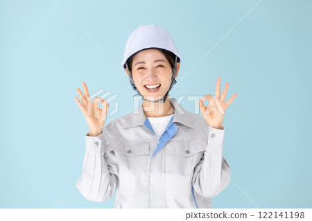 女 工作服 頭盔 OK 122141198
