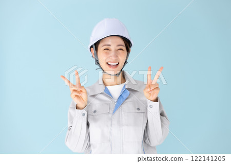 女式工作服頭盔件 122141205