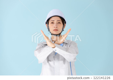 女式工作服頭盔x 122141226