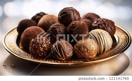 Image of luxury chocolate truffles2Image of luxury chocolate truffles 122141760