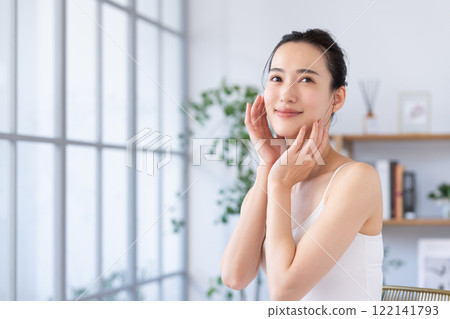 年輕女性的皮膚護理 年輕女性的皮膚護理 122141793