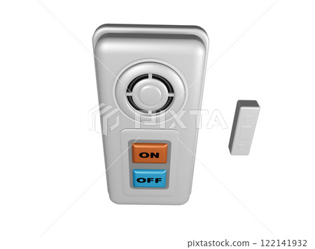 Crime prevention image (window security buzzer/window security alarm) Transparent material 122141932