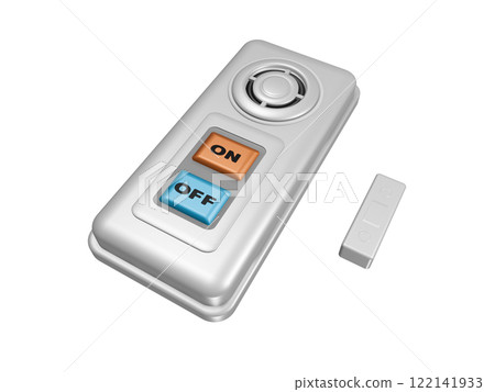 Crime prevention image (window security buzzer/window security alarm) Transparent material 122141933