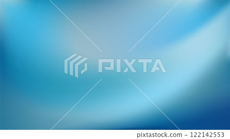 Abstract Blue Gradient Background. Smooth fluid waves 122142553