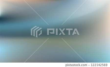 Soft holographic gradient background. Blue grey elegant curves 122142569