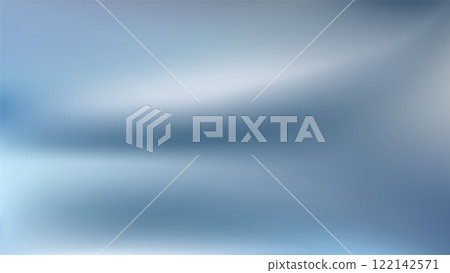 Soft holographic gradient background. Blue elegant curves 122142571