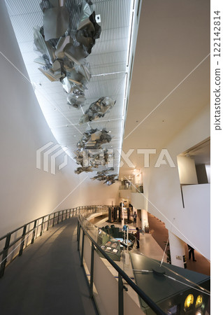 Adorned with exhibit plans, artifact photos, and a board with conservation notes, Nagasaki May 12 2024 122142814