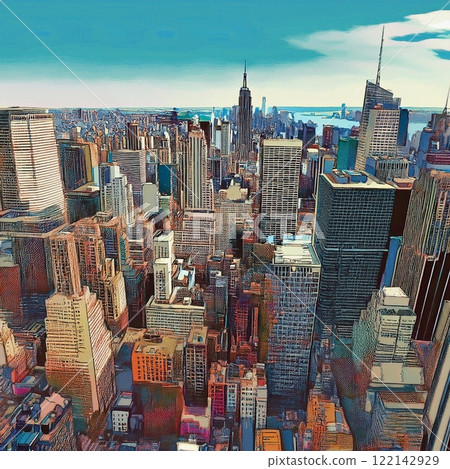 The streets of New York 122142929