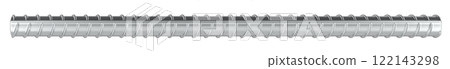 Construction armature bar, 3D rendering Construction armature bar, 3D rendering 122143298