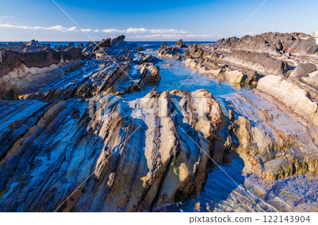 [神奈川縣]荒崎海岸的岩石 122143904