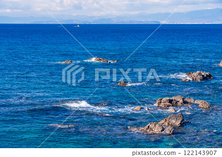 [神奈川縣]荒崎海岸的岩石 122143907