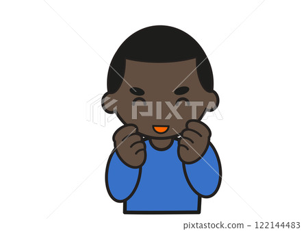 Encouraging young black man 122144483