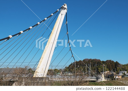橫跨下田水道的吊橋、鷺舞橋 122144488