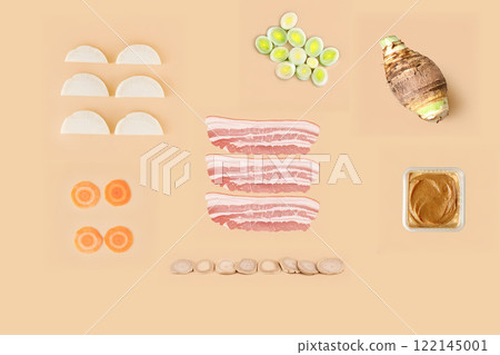 豬肉湯的用料 122145001