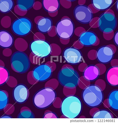 Neon Dot Pattern with Overlapping Transparent Dots Neon Dot Pattern with Overlapping Transparent Dots 122146081