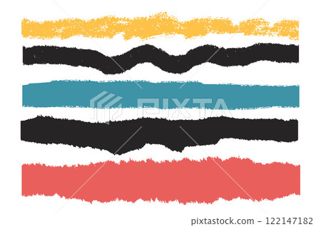 Grunge thick brush highlights set. Line torn shapes modern. Vector hand drawn underline textures collection illustration isolated on white background Grunge thick brush highlights set. Line torn shapes modern. Vector hand drawn underline textures collection illustration isolated on white background 122147182