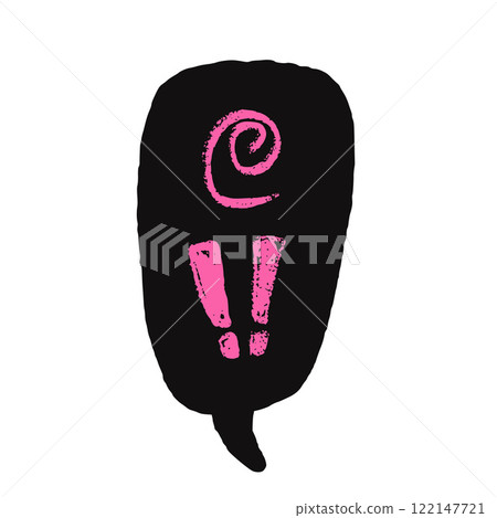 Speech bubble with swear words. Curse crayon doodle text. Bad bulling expression on chat dialog balloon. Social media communication. Vector pencil drawn illustration Speech bubble with swear words. Curse crayon doodle text. Bad bulling expression on chat dialog balloon. Social media communication. Vector pencil drawn illustration 122147721