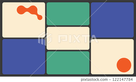 Bento box template. Y2K collage grid shapes. Geometry modular moodboard frames. UI design elements border. Label textboxes composition pack. Trendy blocks blank layout. Vector flat illustration. Bento box template. Y2K collage grid shapes. Geometry modular moodboard frames. UI design elements border. Label textboxes composition pack. Trendy blocks blank layout. Vector flat illustration. 122147784