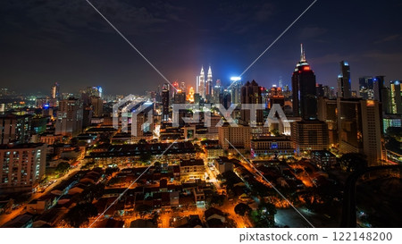 Nighttime timelapse of the Malaysian capital Kuala Lumpur. Nighttime timelapse of the Malaysian capital Kuala Lumpur. 122148200