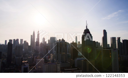 Beautiful sunrise in the capital of Malaysia kuala lumpur. Beautiful sunrise in the capital of Malaysia kuala lumpur. 122148353