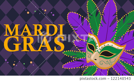 Celebrate the Spirit of Mardi Gras A Festival of Color and Joy 122148543