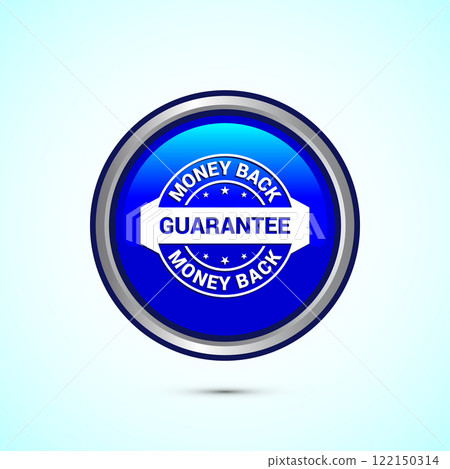 Money back guarantee icon design illustration. Money back guarantee badge and label Money back guarantee icon design illustration. Money back guarantee badge and label 122150314