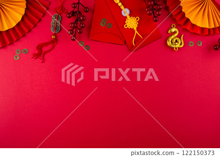 Chinese new year concept. Lunar year of snake Chinese new year concept. Lunar year of snake 122150373