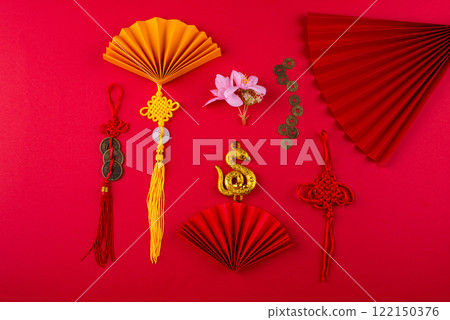 Chinese new year concept. Lunar year of snake Chinese new year concept. Lunar year of snake 122150376