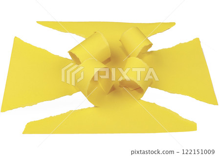 Ripped yellow paper Ripped yellow paper 122151009