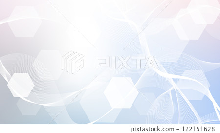 Health care abstract background with lines, dots and hexagons. Medical innovation banner template concept. Vector illustration. Health care abstract background with lines, dots and hexagons. Medical innovation banner template concept. Vector illustration. 122151628
