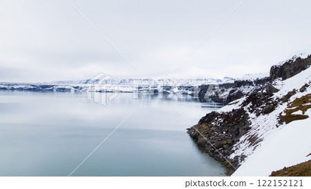 Oskjuvatn lake at Askja, central Iceland landmark Oskjuvatn lake at Askja, central Iceland landmark 122152121