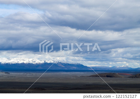 Desolate landscape from Kverfjoll area, Iceland panorama Desolate landscape from Kverfjoll area, Iceland panorama 122152127