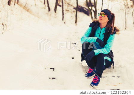 Girl dressed up for winter Girl dressed up for winter 122152204