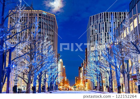 Winter illuminations at Kita 3-jo Square (Akapla) in front of the former Hokkaido Prefectural Government Office (Red Brick Building) Sapporo, Hokkaido Winter illuminations at Kita 3-jo Square (Akapla) in front of the former Hokkaido Prefectural Government Office (Red Brick Building) Sapporo, Hokkaido 122152264