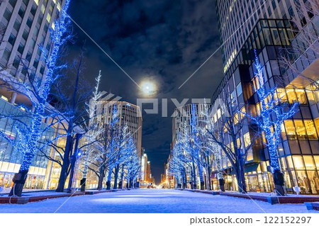 Winter illuminations at Kita 3-jo Square (Akapla) in front of the former Hokkaido Prefectural Government Office (Red Brick Building) Sapporo, Hokkaido Winter illuminations at Kita 3-jo Square (Akapla) in front of the former Hokkaido Prefectural Government Office (Red Brick Building) Sapporo, Hokkaido 122152297