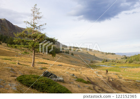 Altai Tavan Bogd National Park landscape, Mongolia 122152365