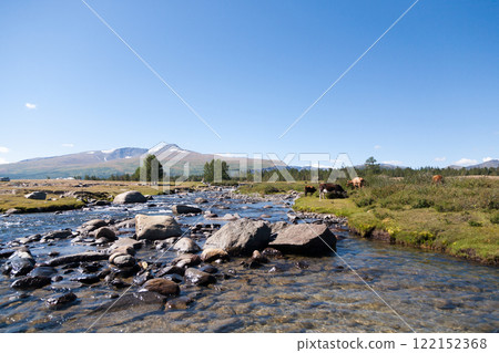 Altai Tavan Bogd National Park landscape, Mongolia 122152368