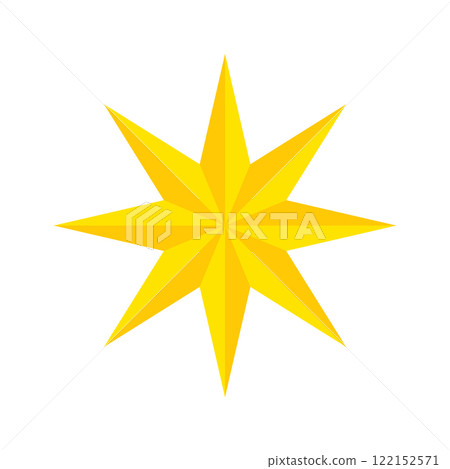 Star of Bethlehem Icon. Christmas star. Glitter Sparkling 122152571