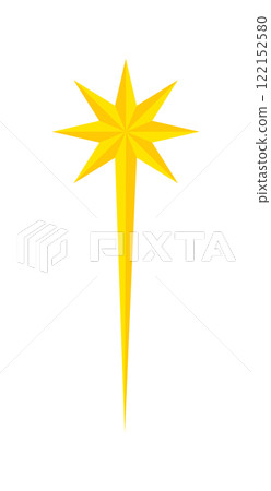 Star of Bethlehem Icon. Christmas star. Glitter Sparkling 122152580