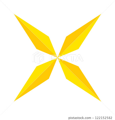 Star of Bethlehem Icon. Christmas star. Glitter Sparkling 122152582